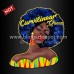 Curvilinear Queen Afro Girl Iron On Vinyls Printing Iron On